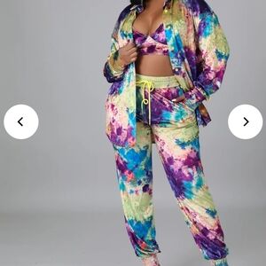 Vibrant Tie-Dye Women's Jumpsuit